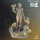 Elven Spellsword - Rylena | BeaMini Print to Order Miniatures