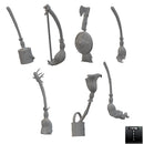 Enchanted Brooms (7 Magic Brooms) | BeaMini Unpainted RPG Miniatures
