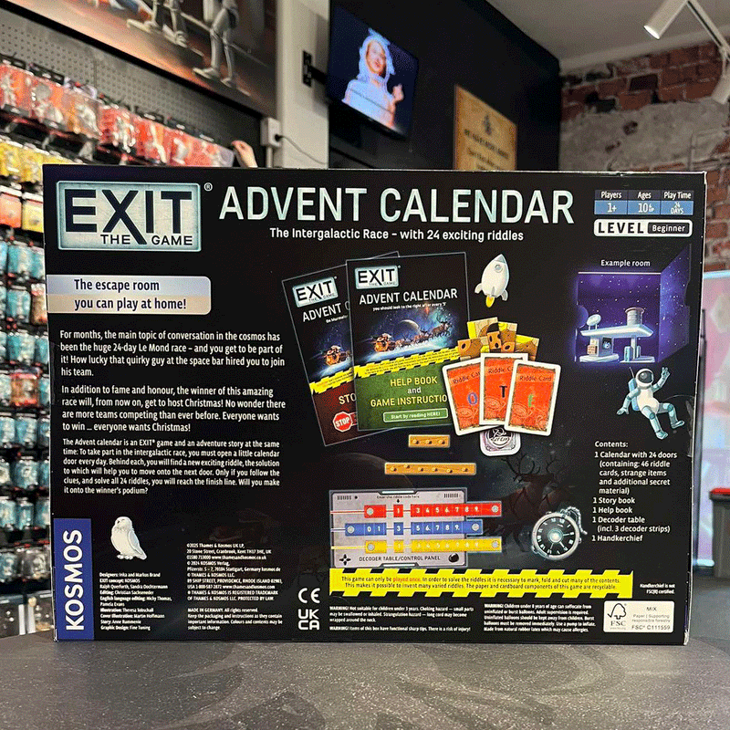 Exit the Game Advent Calendar - The Intergalactic Race