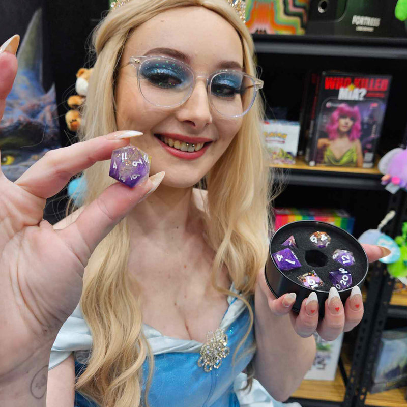 Feywild Folly- Handcrafted Dice Set