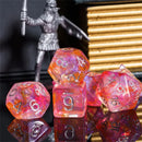Fairy Mystic - 7 Piece Polyhedral Dice Set + Dice Bag