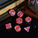Fairy Mystic - 7 Piece Polyhedral Dice Set + Dice Bag