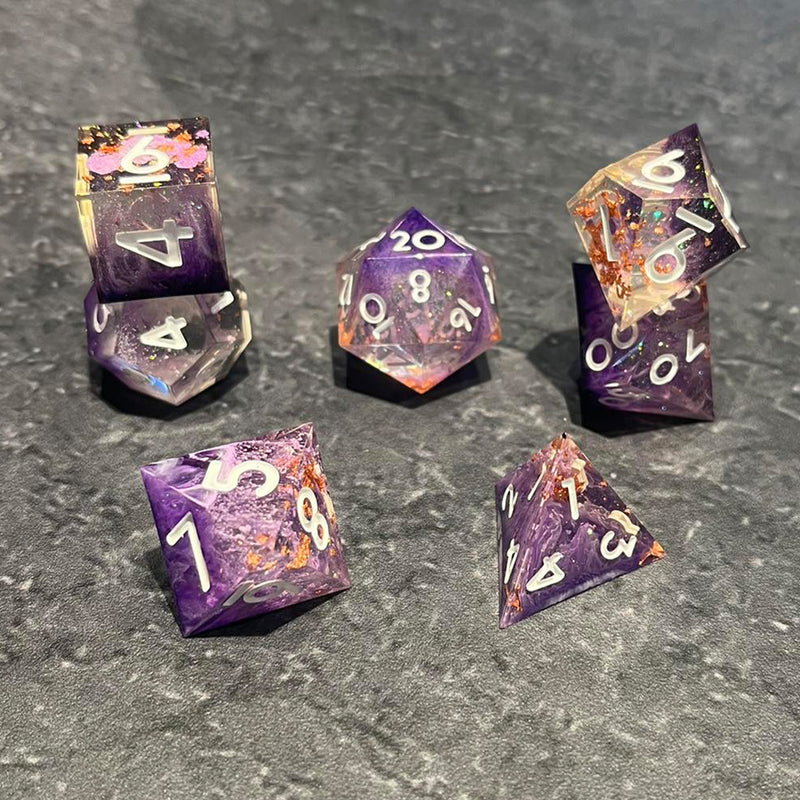 Feywild Folly- Handcrafted Dice Set