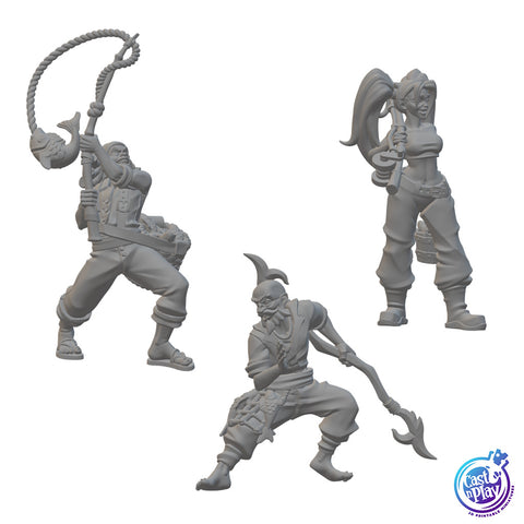 Fishers | BeaMini Unpainted RPG Miniatures