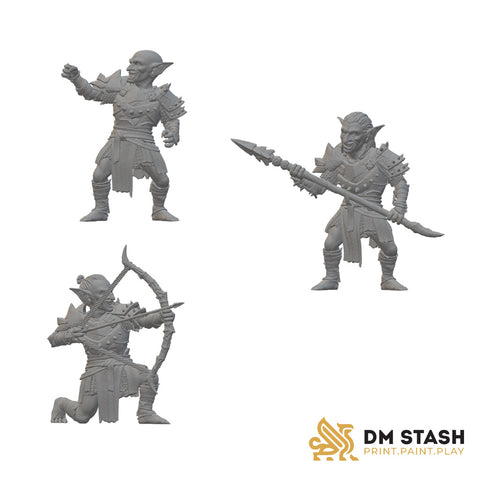 Goblin Bandits | BeaMini Unpainted RPG Miniatures