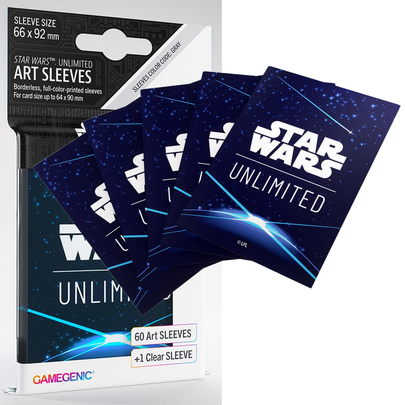 Gamegenic Star Wars Unlimited Art Sleeves - Space Blue