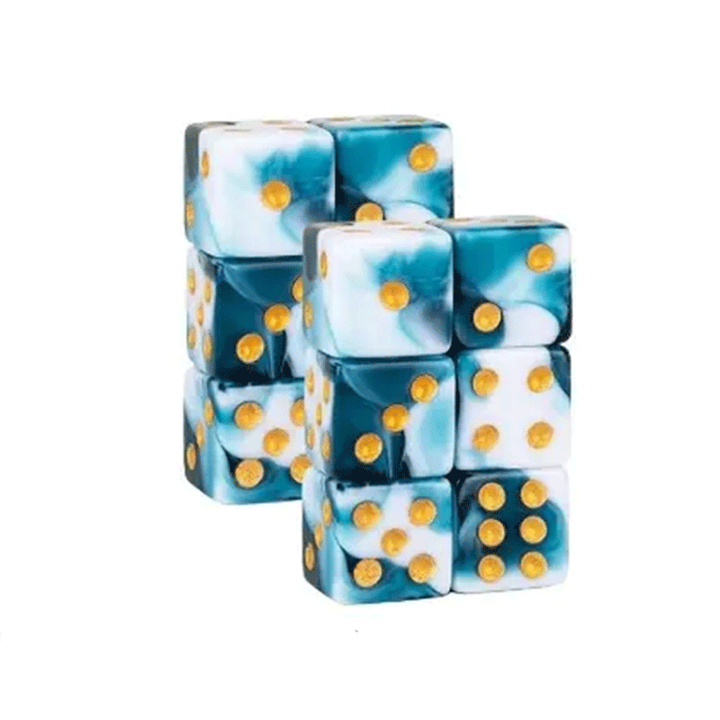 Glacier 12mm D6 Dice Set of 10