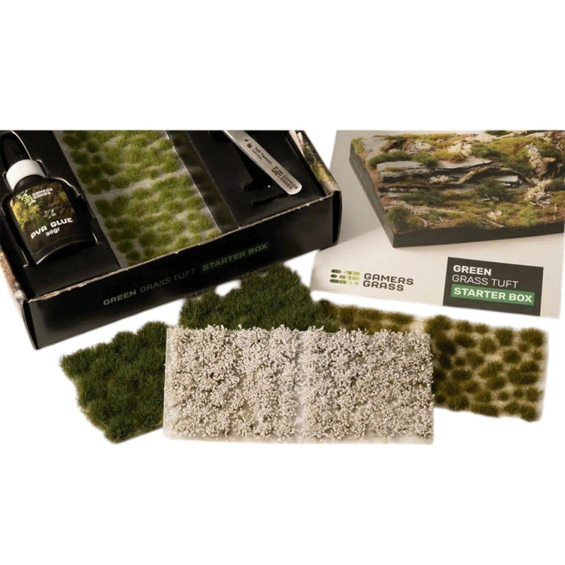 Gamers Grass - Green Grass Tuft Starter Box