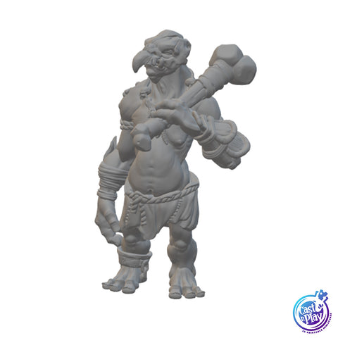 Griffon-Helm Troll | BeaMini Unpainted RPG Miniatures