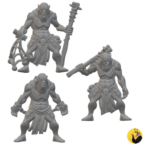 Grimlocks | BeaMini Unpainted RPG Miniatures