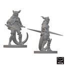 Half Dragon Fighters | BeaMini Unpainted RPG Miniatures