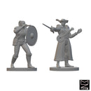 Half Orc Bards | BeaMini Unpainted RPG Miniatures