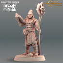 Half-Orc Wizard | BeaMini Print to Order Miniatures