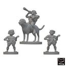 Halfling Bards | BeaMini Unpainted RPG Miniatures