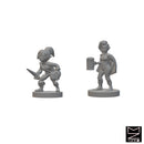 Halfling Female Rogues | BeaMini Unpainted RPG Miniatures