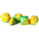 Halfling Harvest - 7 Piece Polyhedral Dice Set + Dice Bag