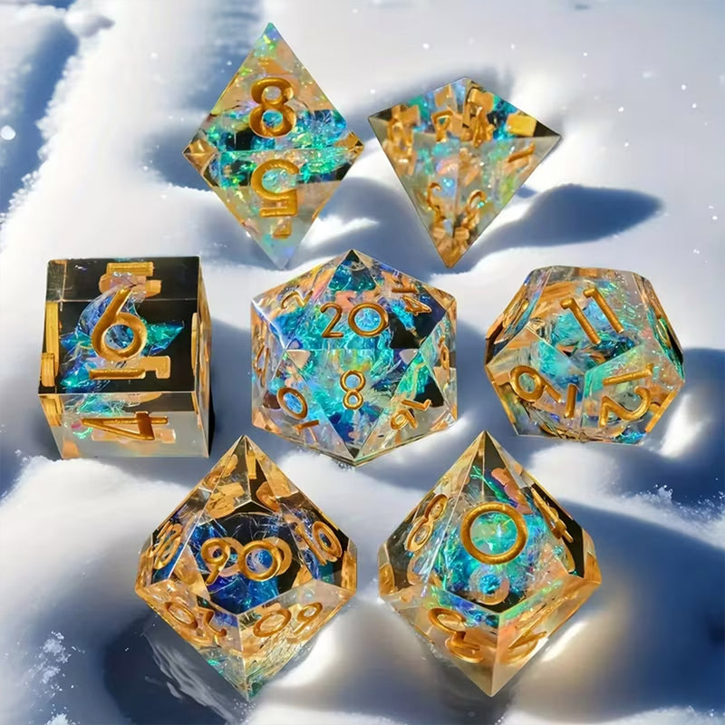 Halo Fracture - Liquid Core Dice Set