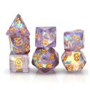Heavens Above - 7 Piece Polyhedral Dice Set + Dice Bag