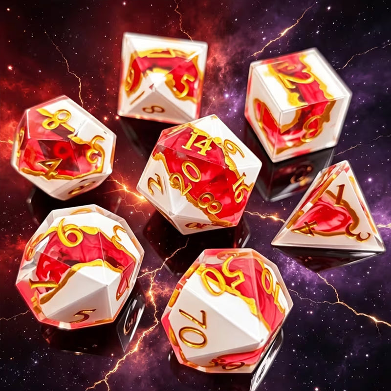 Helvault Fissure- Handcrafted Dice Set