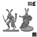 Harengon Adventurers | BeaMini Unpainted RPG Miniatures