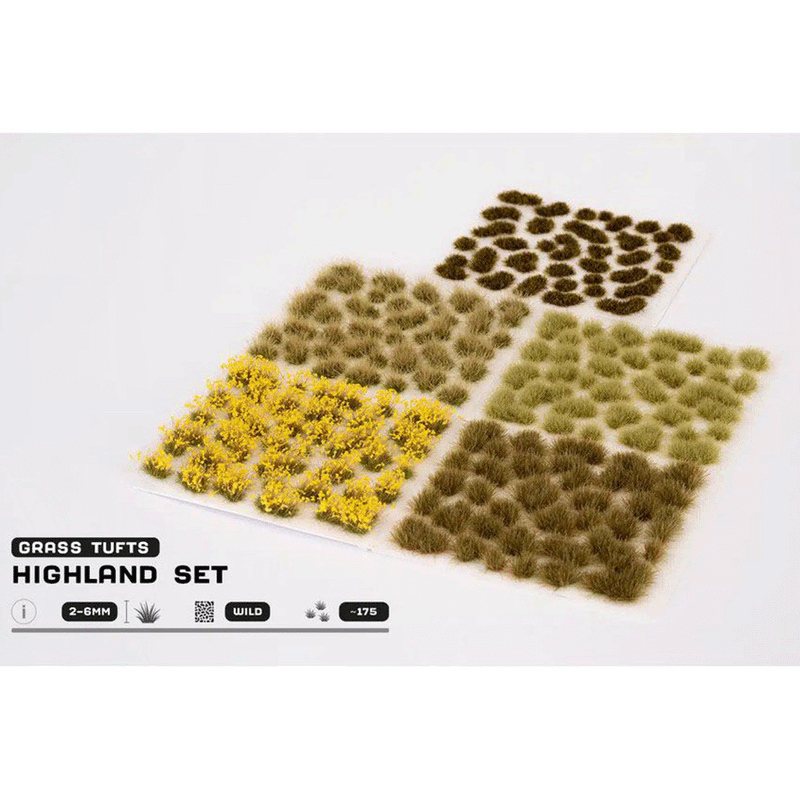 Gamers Grass - Highland Tuft Set