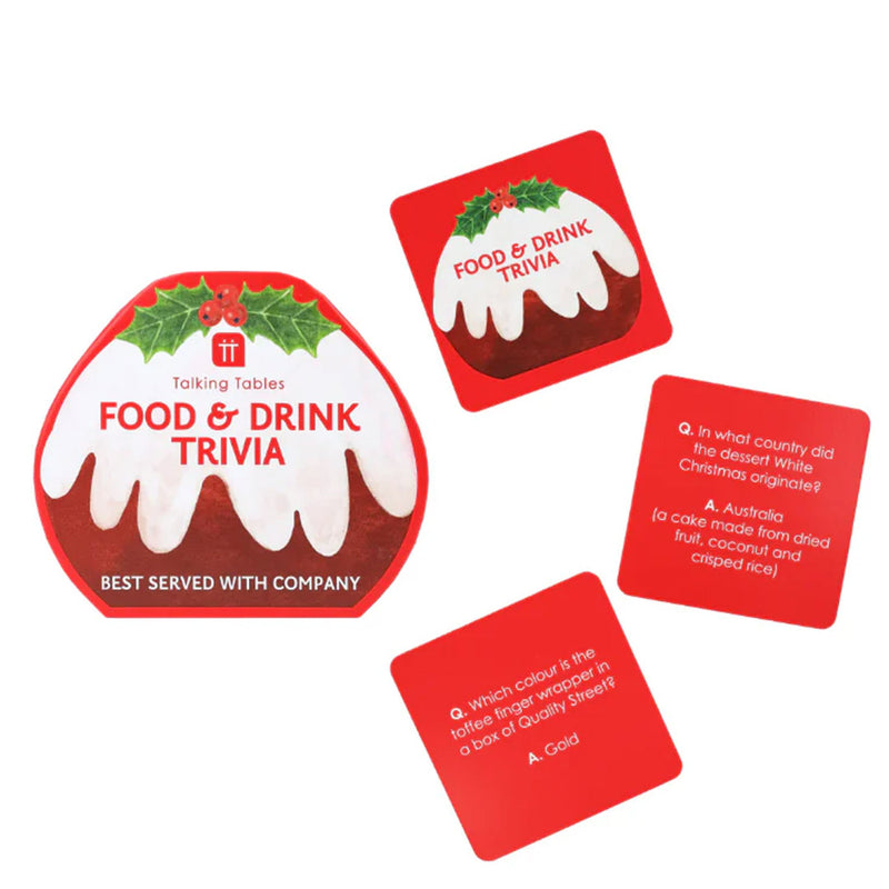 Holly Food & Drink Trivia - Talking Tables
