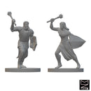 Human Clerics | BeaMini Unpainted RPG Miniatures