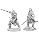 Human Fighter (Male) - Deep Cuts Unpainted Miniatures
