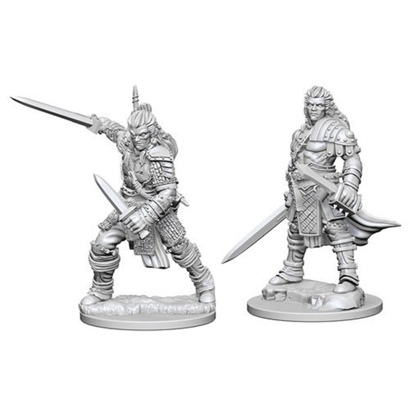 Human Fighter (Male) - Deep Cuts Unpainted Miniatures