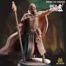 Human Illusionist Wizard - Jonas the Trick | BeaMini Print to Order Miniatures