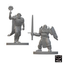 Human Male Clerics | BeaMini Unpainted RPG Miniatures