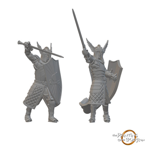 Human Paladins - Wave 2 | BeaMini Unpainted RPG Miniatures