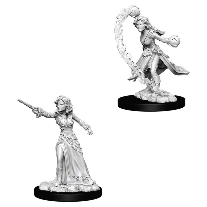 Human Wizard (Female) - Deep Cuts Unpainted Miniatures