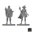 Human Wizards (Wave 2) | BeaMini Unpainted RPG Miniatures