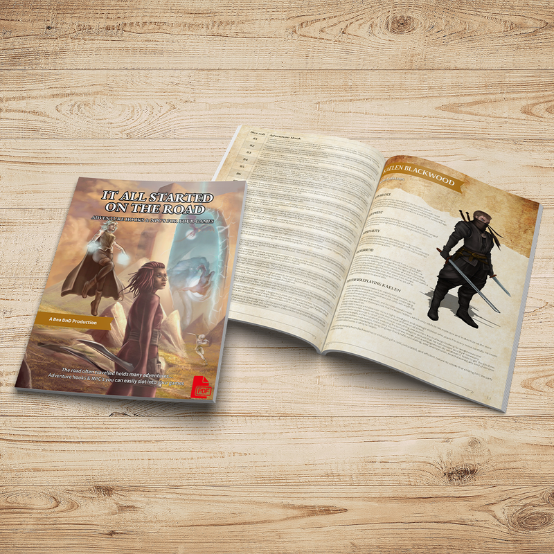 It All Started On The Road - Adventure Hooks & NPC's (PDF)