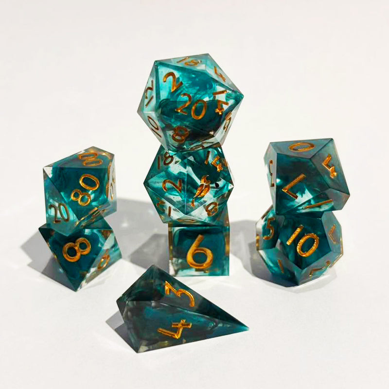 Illicit -  New Zealand Made Handcrafted Dice Set by Tui Dice