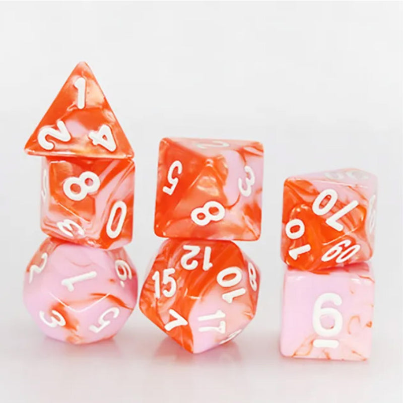 Is It Cake - 7 Piece Polyhedral Dice Set + Dice Bag