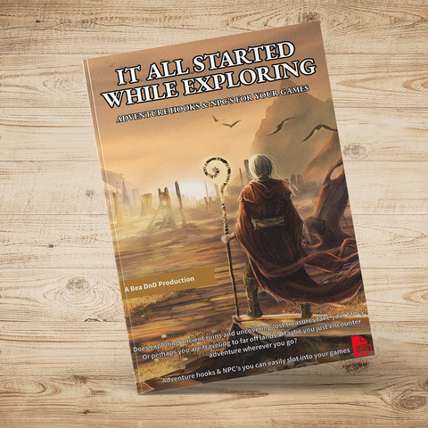 It All Started While Exploring - Adventure Hooks & NPC's (PDF)