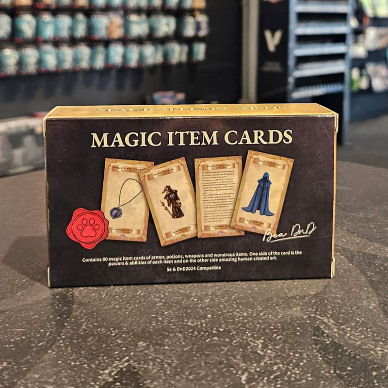 Mrs Nogg's Curiosities - 80 Illustrated Magic Item Cards (DnD 5th Ed and 5.5 Compatiable)