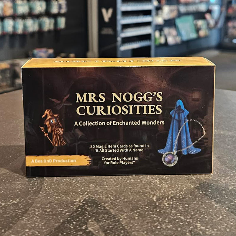 Mrs Nogg's Curiosities - 80 Illustrated Magic Item Cards (DnD 5th Ed and 5.5 Compatiable)