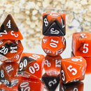 Jack-o'-Lantern - 7 Piece Polyhedral Dice Set + Dice Bag