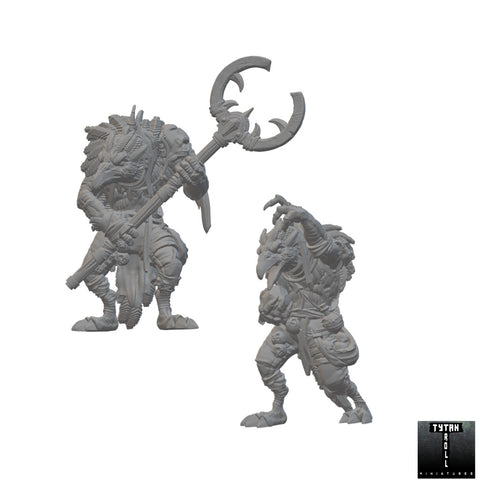 Kenku Wizards | BeaMini Unpainted RPG Miniatures