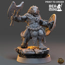 King Dread - Kings of Karmaaz | BeaMini Print to Order Miniatures