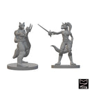 Kitsune Rogues | BeaMini Unpainted RPG Miniatures