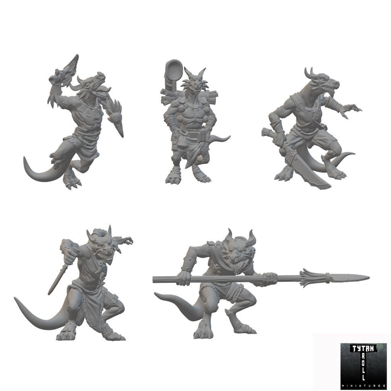 Kobold Raiding Party | BeaMini Unpainted RPG Miniatures