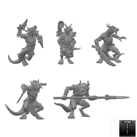 Kobold Raiding Party | BeaMini Unpainted RPG Miniatures