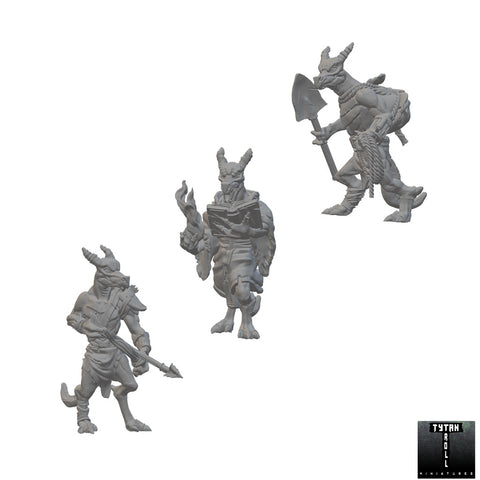 Kobolds | BeaMini Unpainted RPG Miniatures