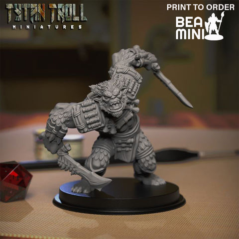 Bug Bear 05 | BeaMini Print to Order Miniatures
