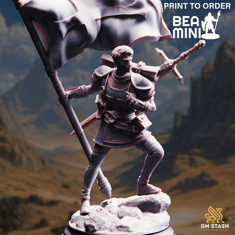 Squire of Justice - Lionel Donmeir | BeaMini Print to Order Miniatures
