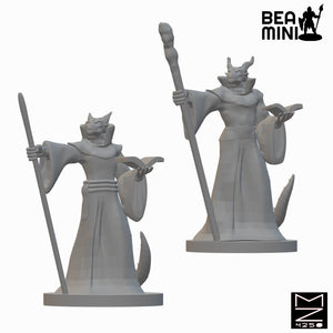 Dragonborn Wizard (Wave 2)| BeaMini Unpainted RPG Miniatures